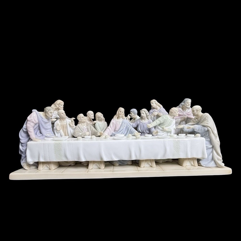 Vintage Valencia Collection The Last Supper Figure Statue Jesus 12 Apostles 1997